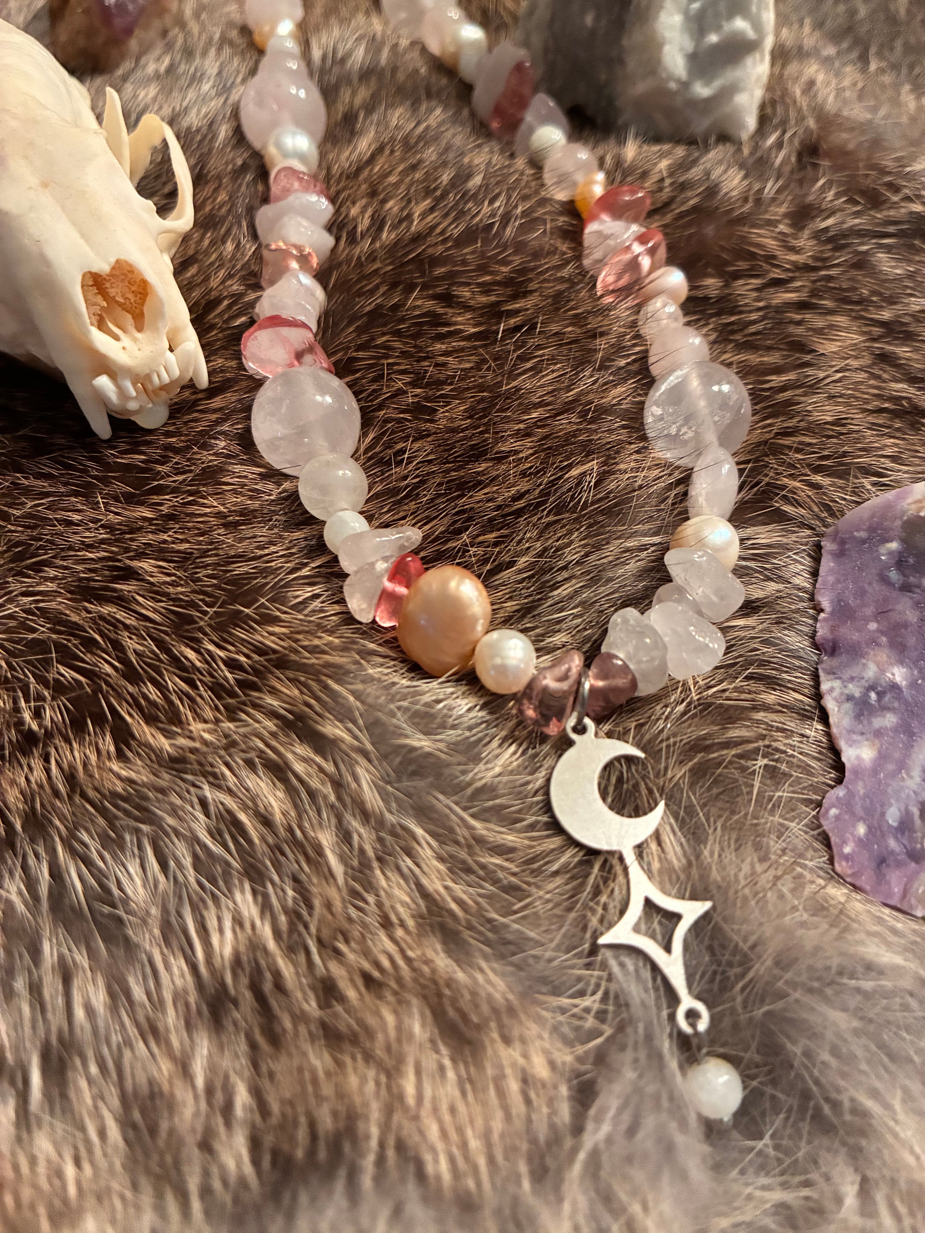 Pink Galaxy Necklace