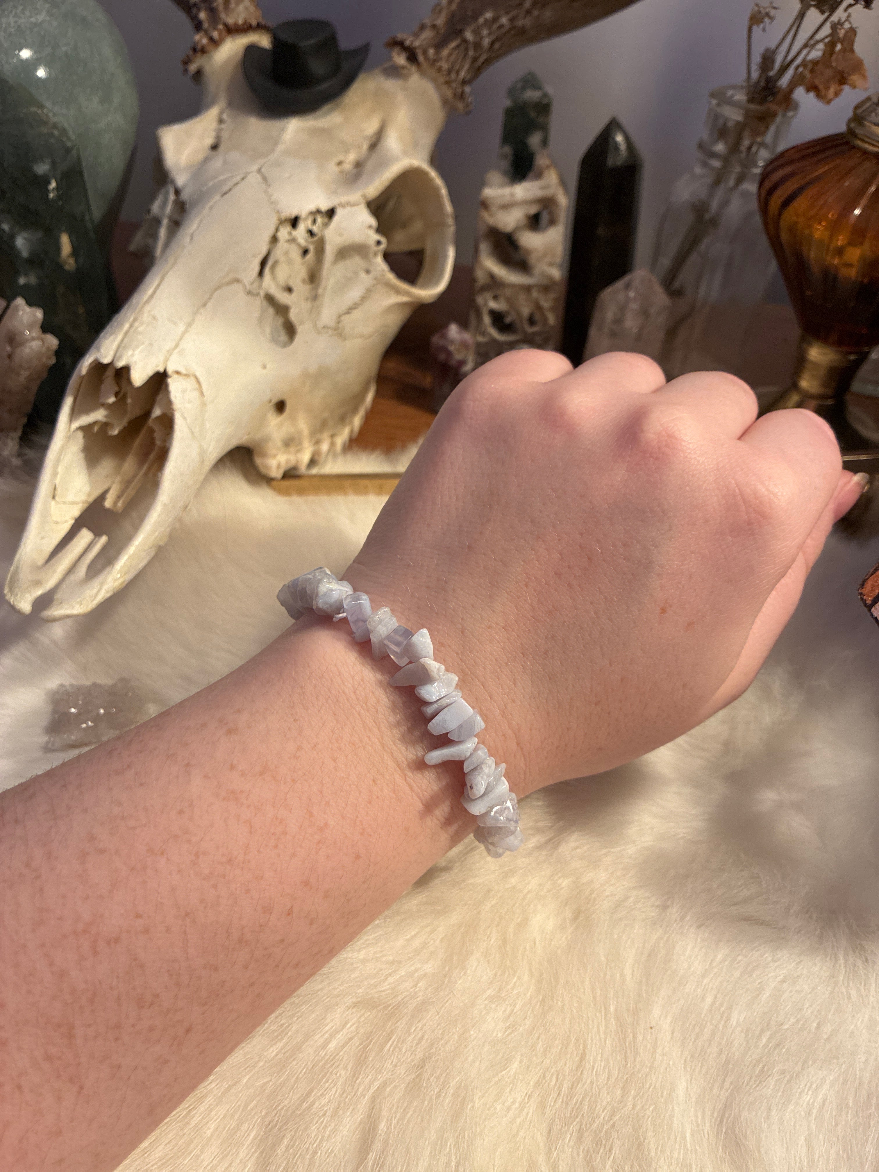 Blue Lace Bracelet