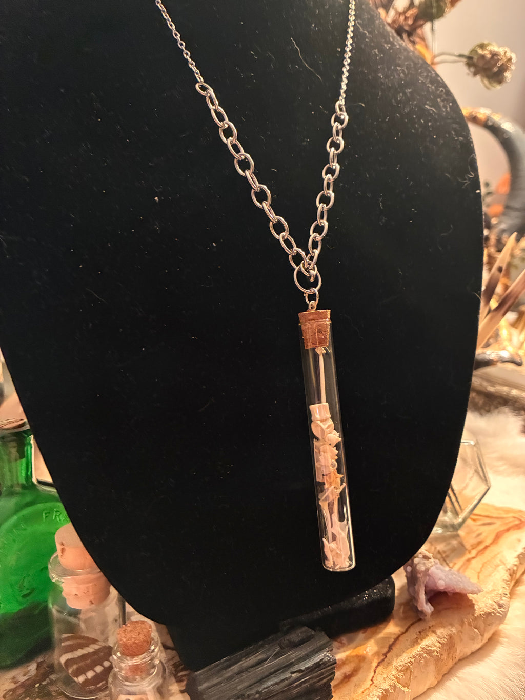 Bones In A Bottle Necklace