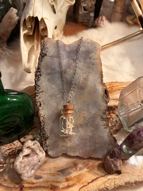 Bone Vial Necklace
